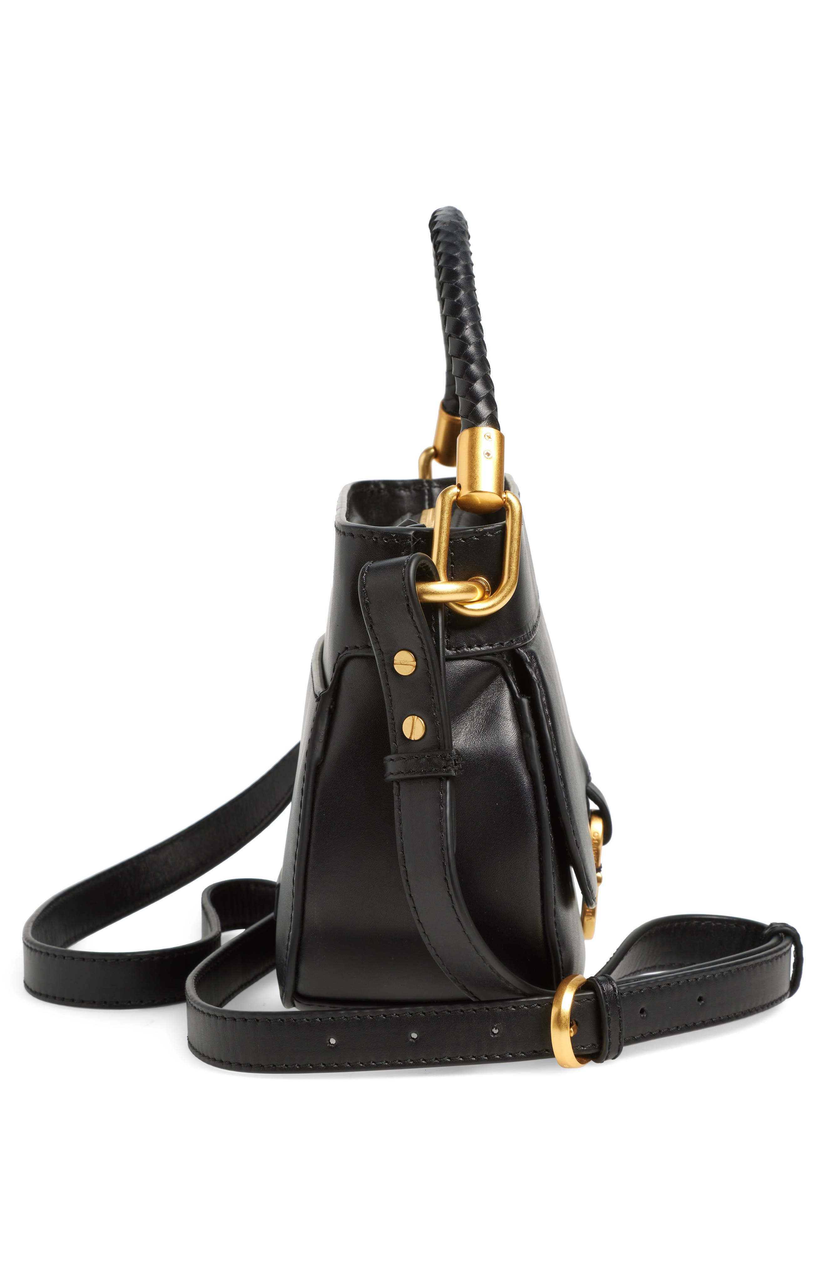 Vince Camuto Dahna Top Handle Leather Satchel, Alternate, color, 