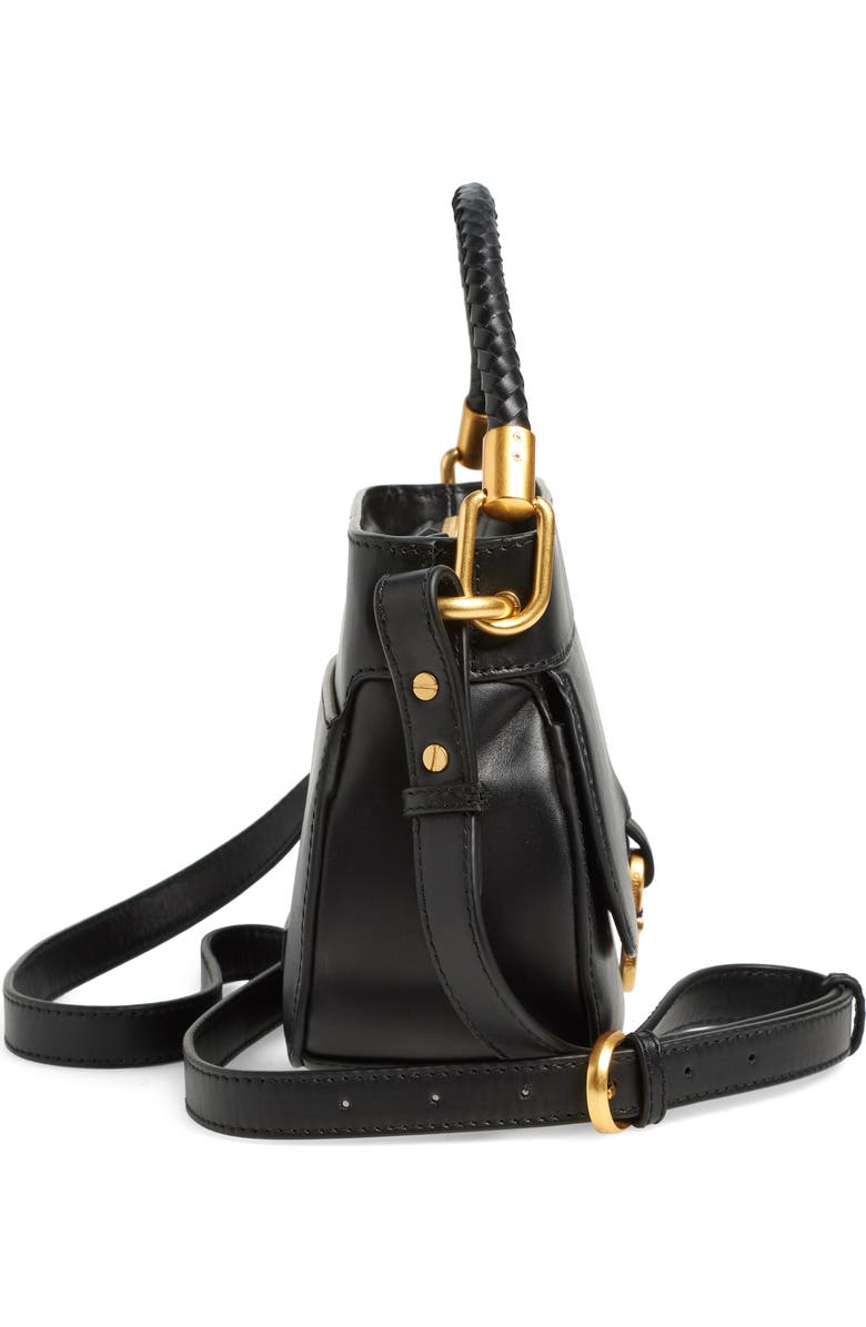 Vince Camuto Dahna Top Handle Leather Satchel, Alternate, color,