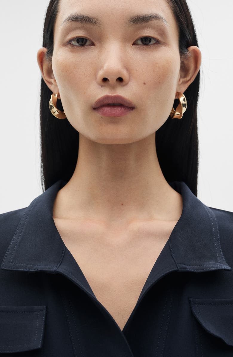 MANGO Midi Shirtdress, Alternate, color, 