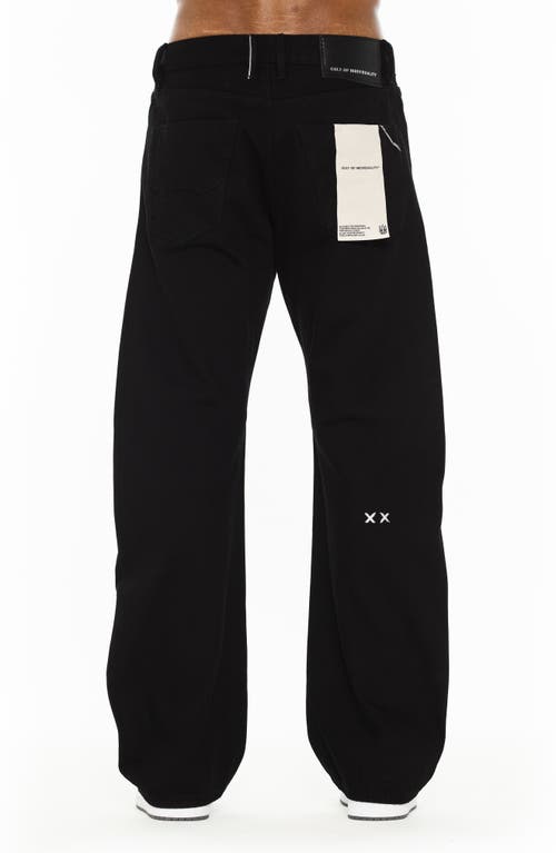Cult Of Individuality Grunge 607 Baggy Jeans In Black