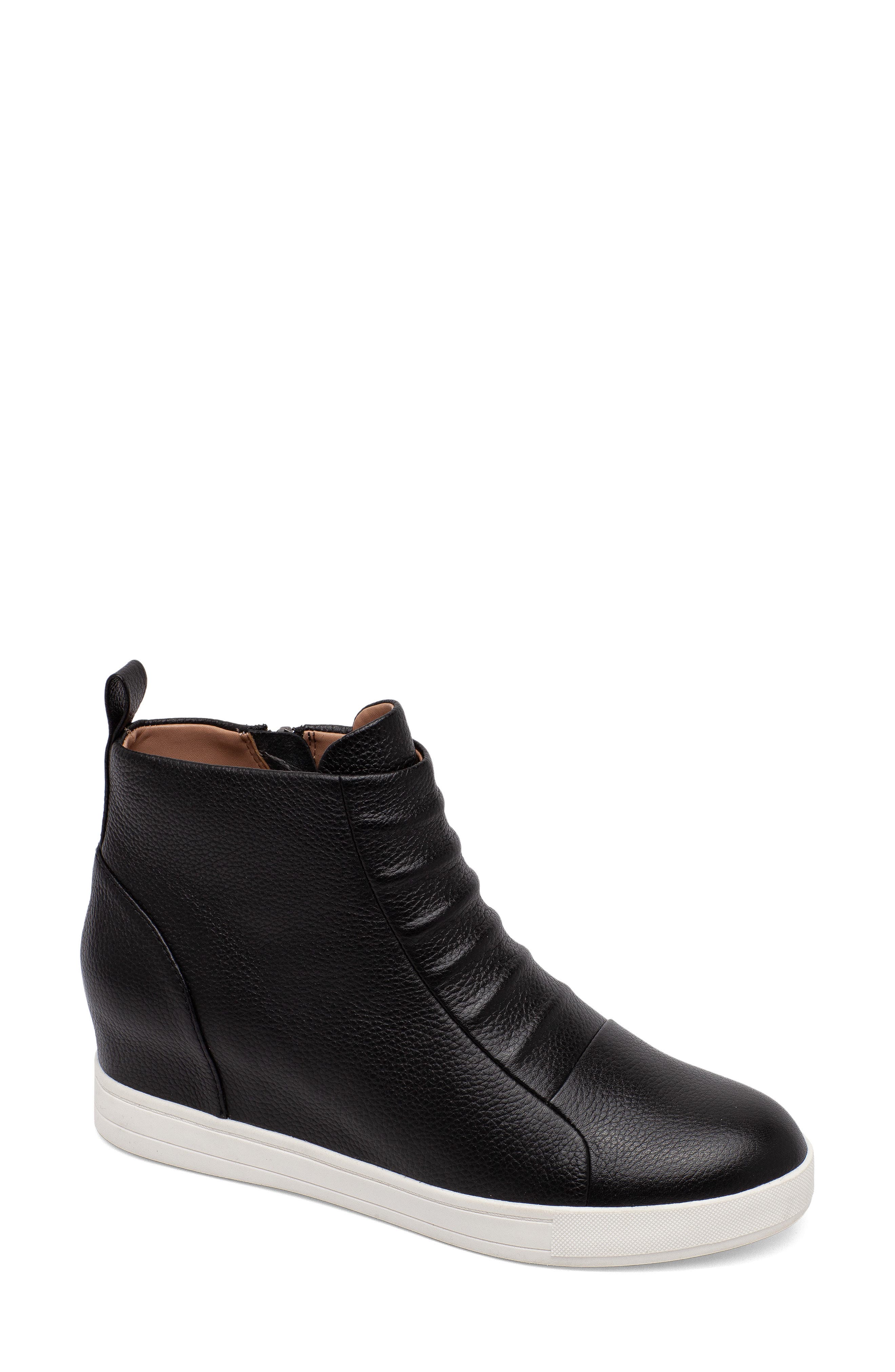 Linea Paolo Ashley High Top Wedge Sneaker Boot, Main, color, 