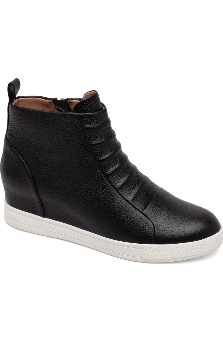 Linea Paolo Ashley High Top Wedge Sneaker Boot, Main, color,