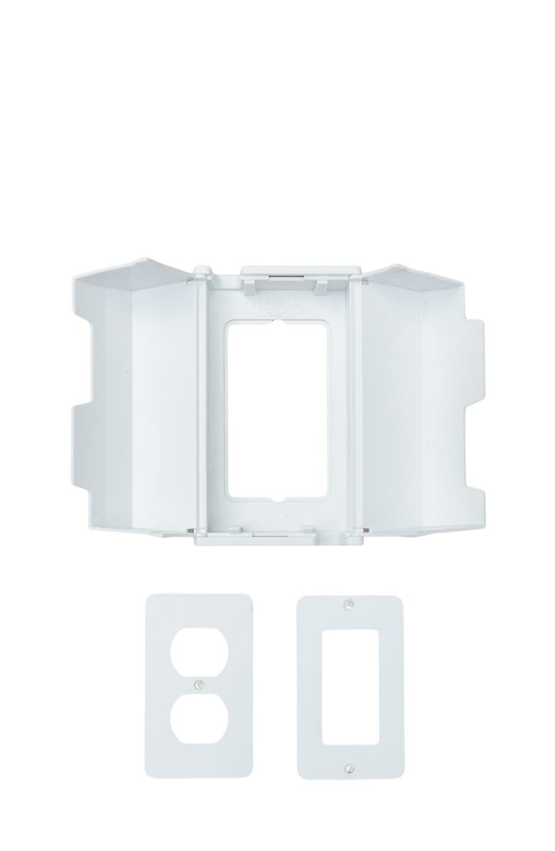 Jool Baby Electrical Outlet Cover Box, Main, color, White