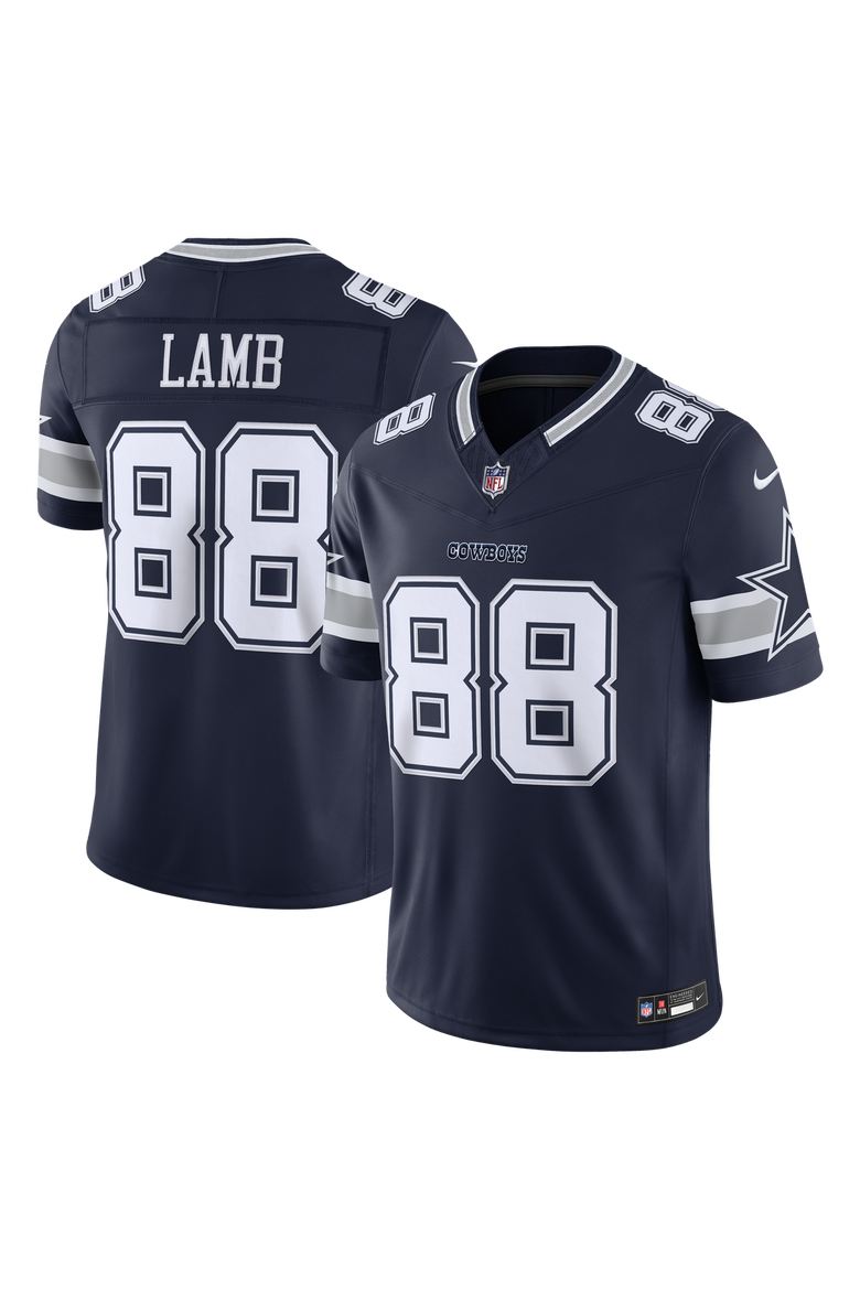 Men's Nike CeeDee Lamb Navy Dallas Cowboys Team Vapor F.U.S.E. Stitched Limited Jersey, Main, color, Navy