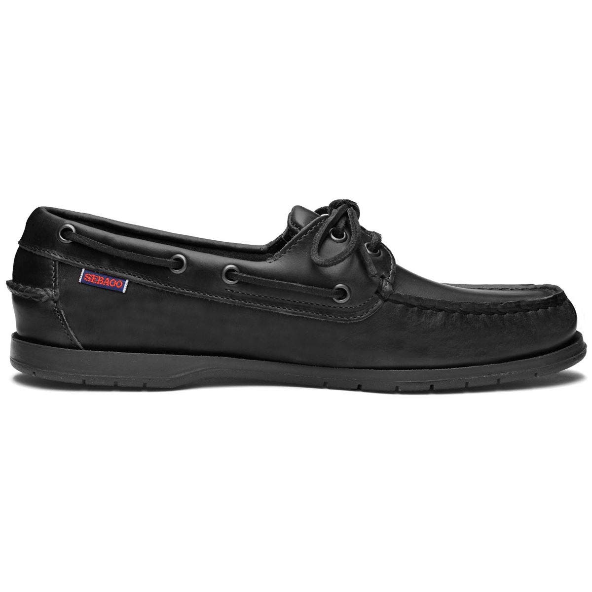 Sebago Classic Portland Boat Shoes, Main, color, Total Black