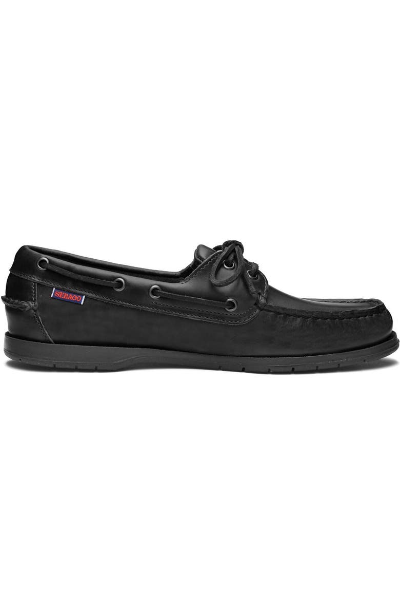 Sebago Classic Portland Boat Shoes, Main, color, Total Black