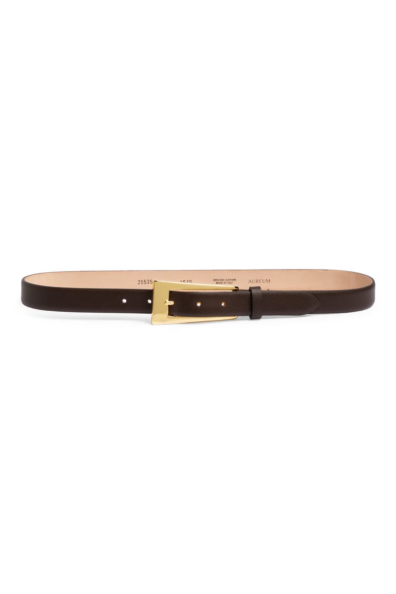 No. 10 Leather Belt, Main, color, COCO GOLD