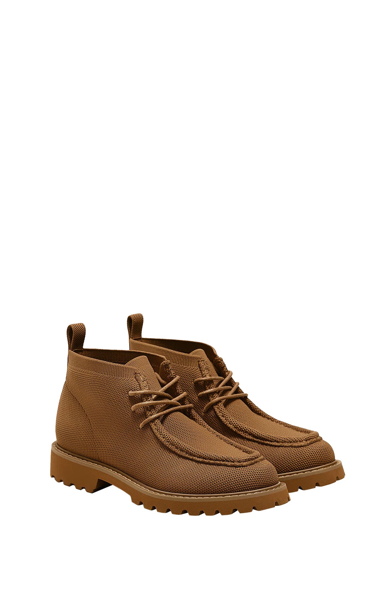 Round-Toe Lug Sole Ankle Boots - image 5