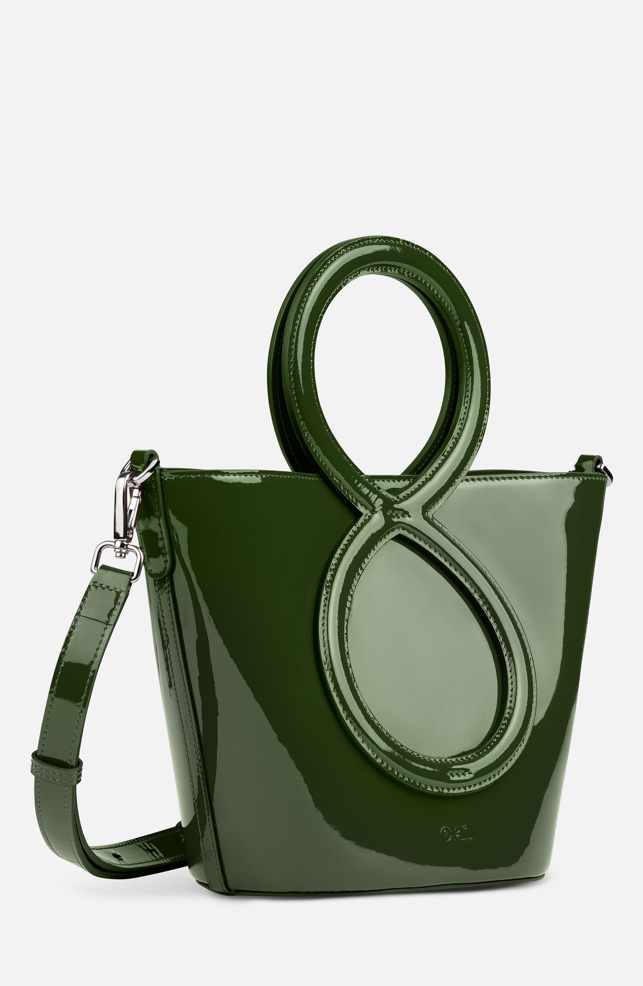 Infinity Bag - Patent Leather Green, Alternate, color, Green