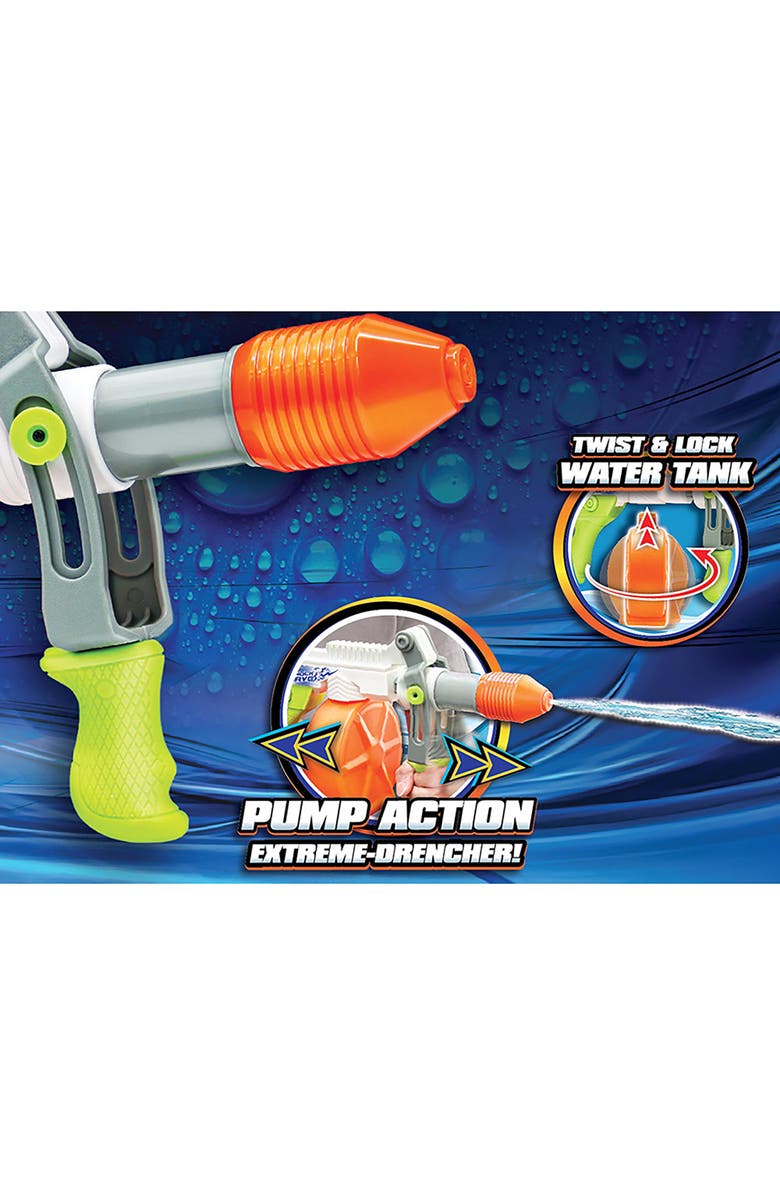 Lanard Water Blaster, Shockwave, Pump Action Drencher Toy, Alternate, color, Multicolored