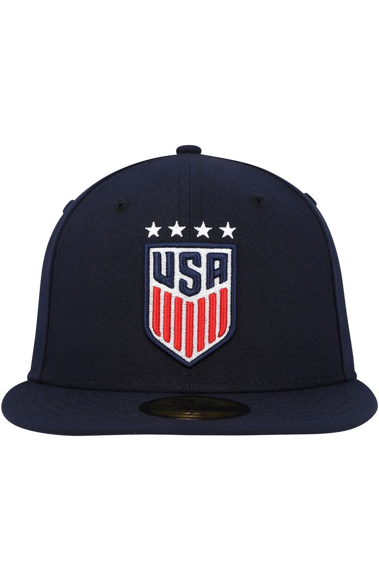 New Era Men's New Era Navy USWNT Team Basic 59FIFTY Fitted Hat, Alternate, color, Navy