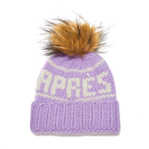 Lele Sadoughi Apres Beanie In Purple
