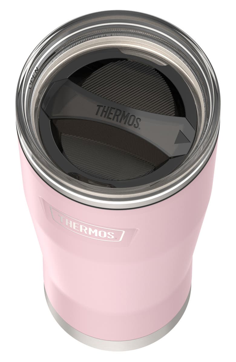 THERMOS 24-Ounce Vacuum Insulated Stainless Steel Cold Cup Tumbler, Alternate, color, Light Pastel Pink