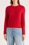 Elodie Mini Cable Knit Crop Sweater