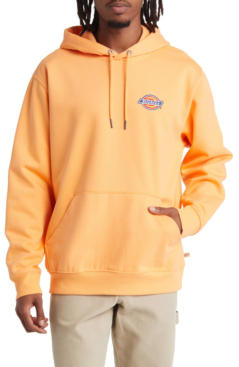Dickies Embroidered Logo Fleece Hoodie, Main, color, 
