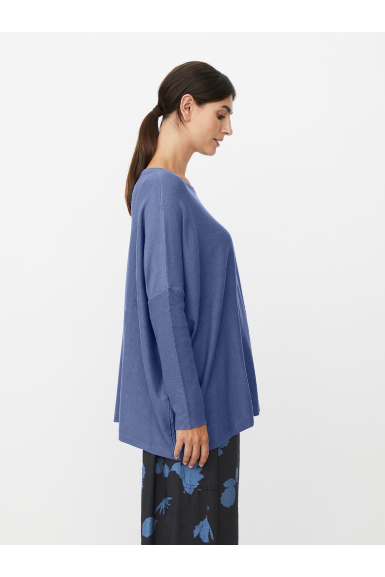 Mafanasi Round Neck Oversized Top, Alternate, color, Gray Blue