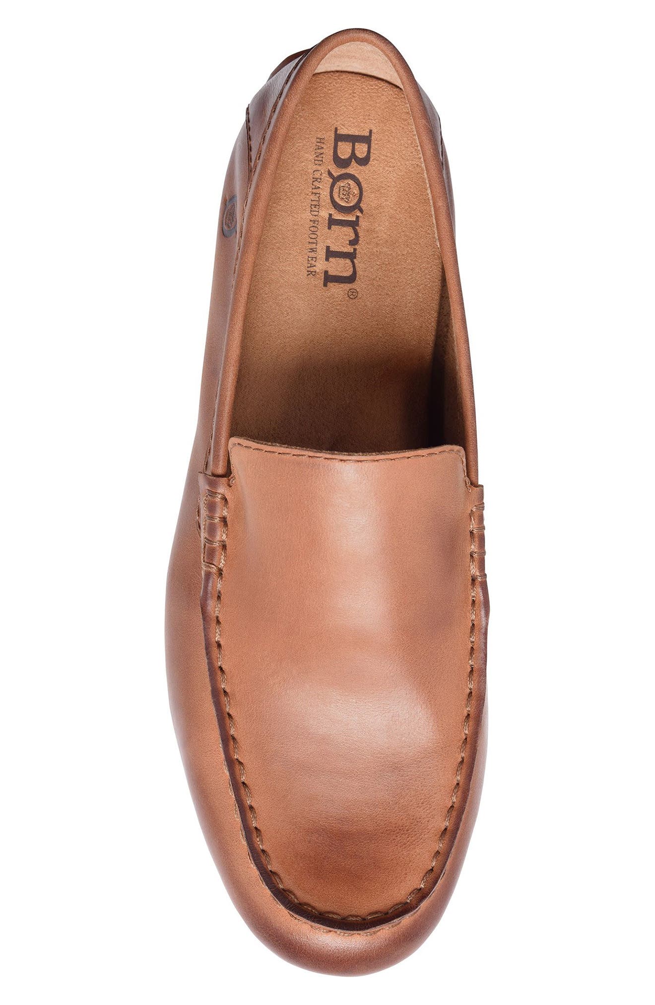 Børn Born Liam Leather Loafer, Alternate, color, Brown Full Grain