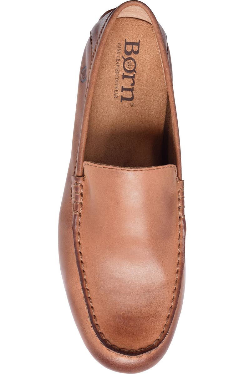 Børn Born Liam Leather Loafer, Alternate, color, Brown Full Grain