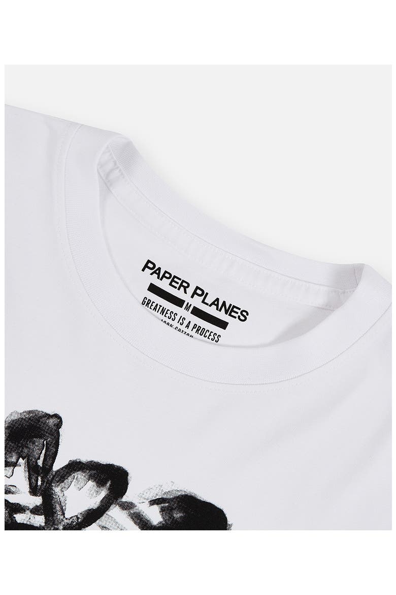 Double Flower Graphic T-Shirt, Alternate, color, WHITE