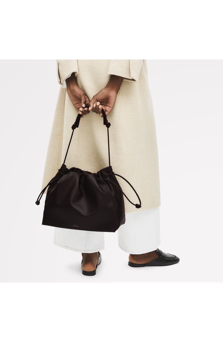 Radley The Roxburgh Large Drawstring Shoulder Bag, Alternate, color, Dark Oak