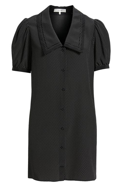 FRAME FRAME POLKA DOT SAILOR SILK MINIDRESS