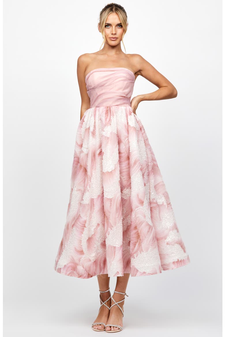 Briee Strapless Midi, Main, color, BLUSH