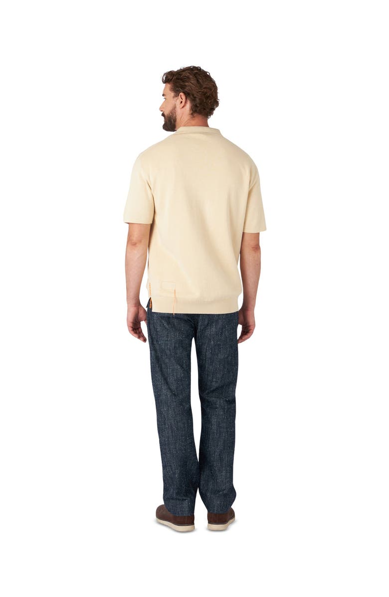 Fortela Laight 3/4 Zip Short Sleeve Polo, Alternate, color, Brown