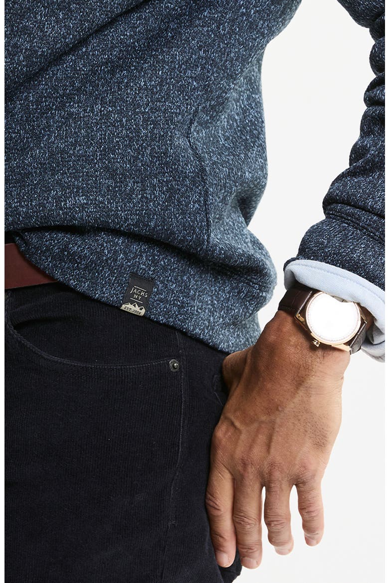 Sweater Fleece Crewneck, Alternate, color, BLUE FLEECE