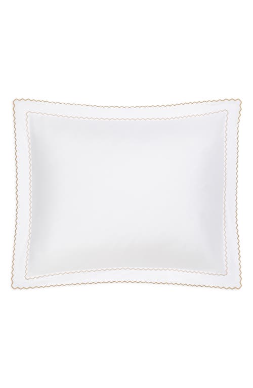 Matouk Axel Embroidered Boudoir Pillow Sham In Neutral