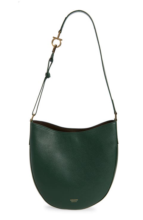 Medium Smile Leather Hobo Bag
