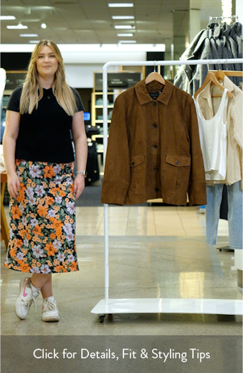 Suede Shirt Jacket, sales video thumbnail