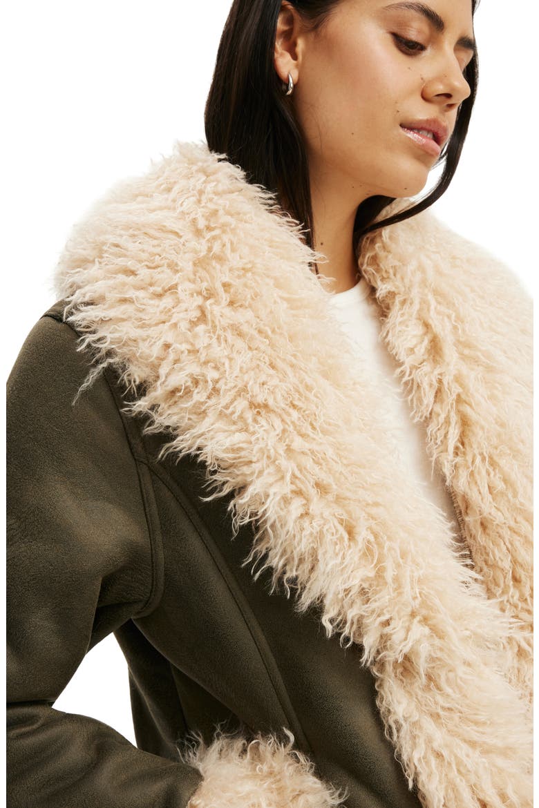 Women's Abbey Coat, Alternate, color, Dark Olive