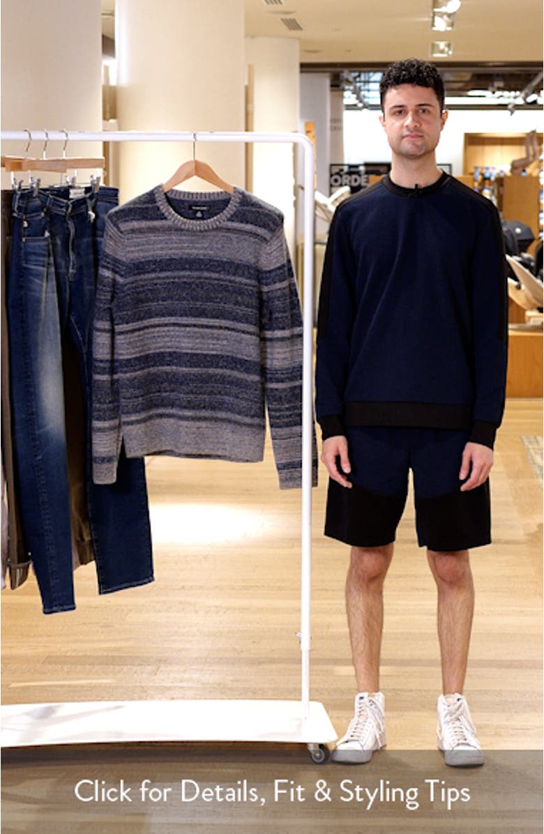 Stripe Crewneck Sweater, sales video thumbnail