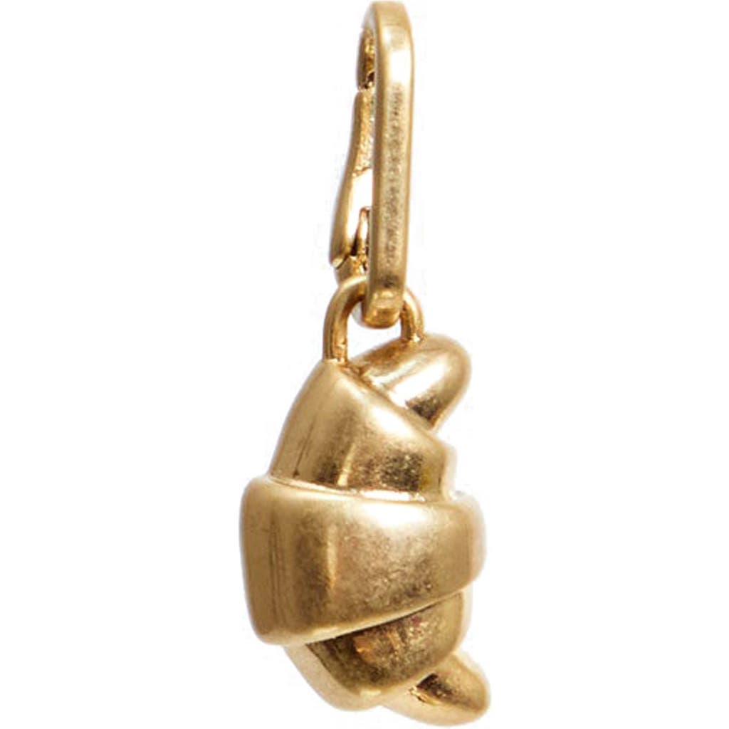 Clare V . Croissant Charm In Gold