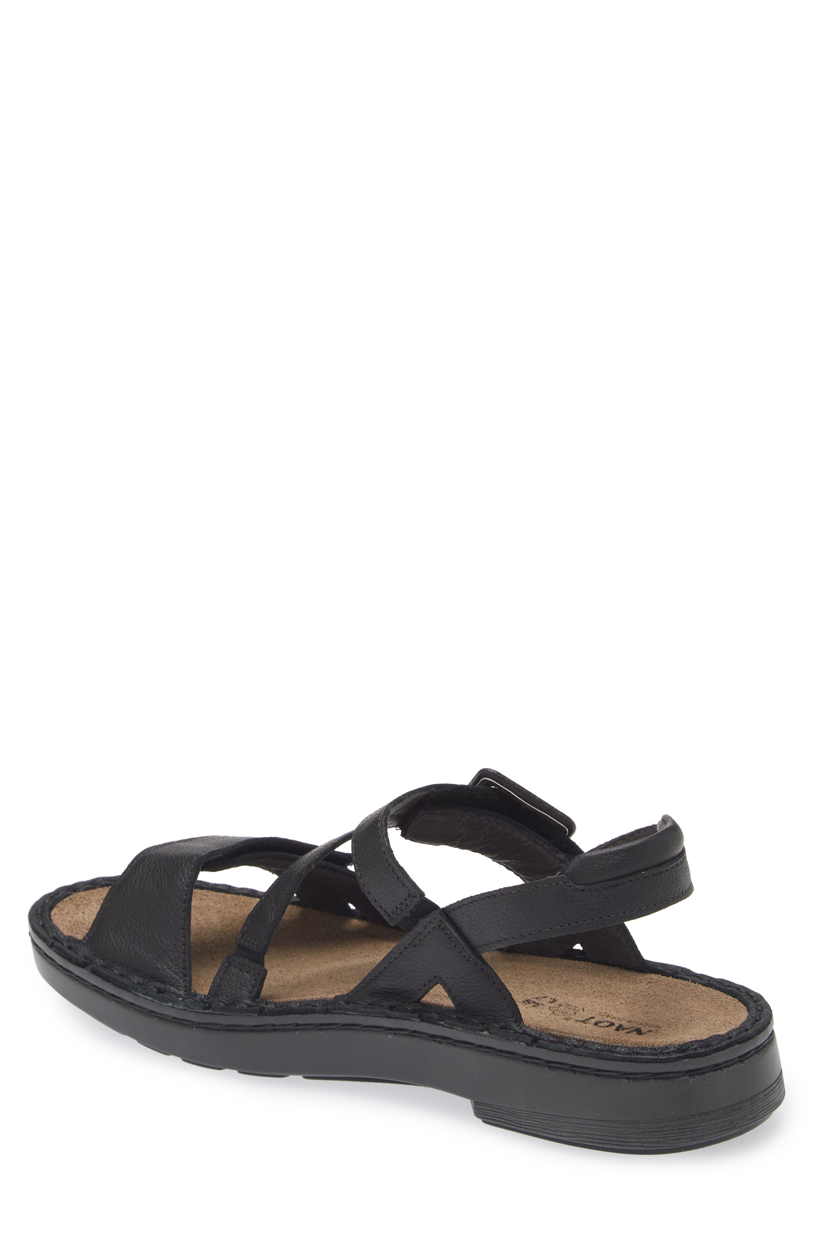 Naot Castelo Sandal, Alternate, color, Soft Black Leather