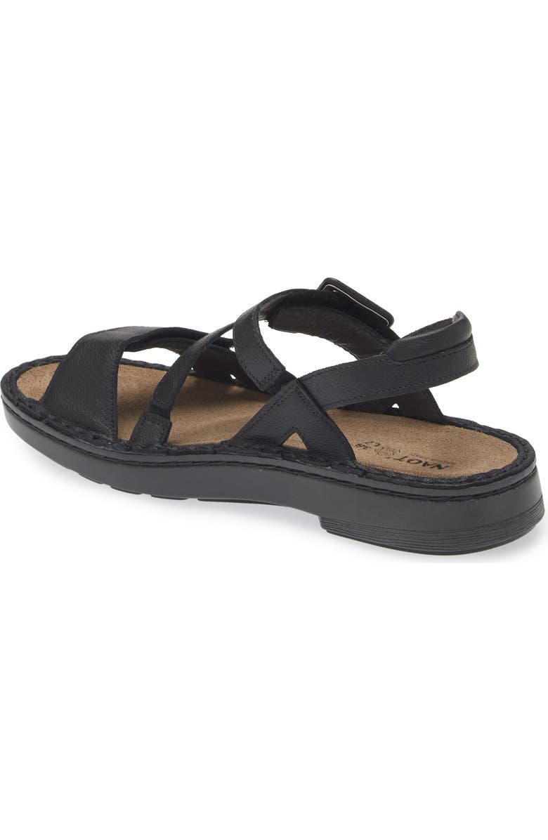 Naot Castelo Sandal, Alternate, color, Soft Black Leather