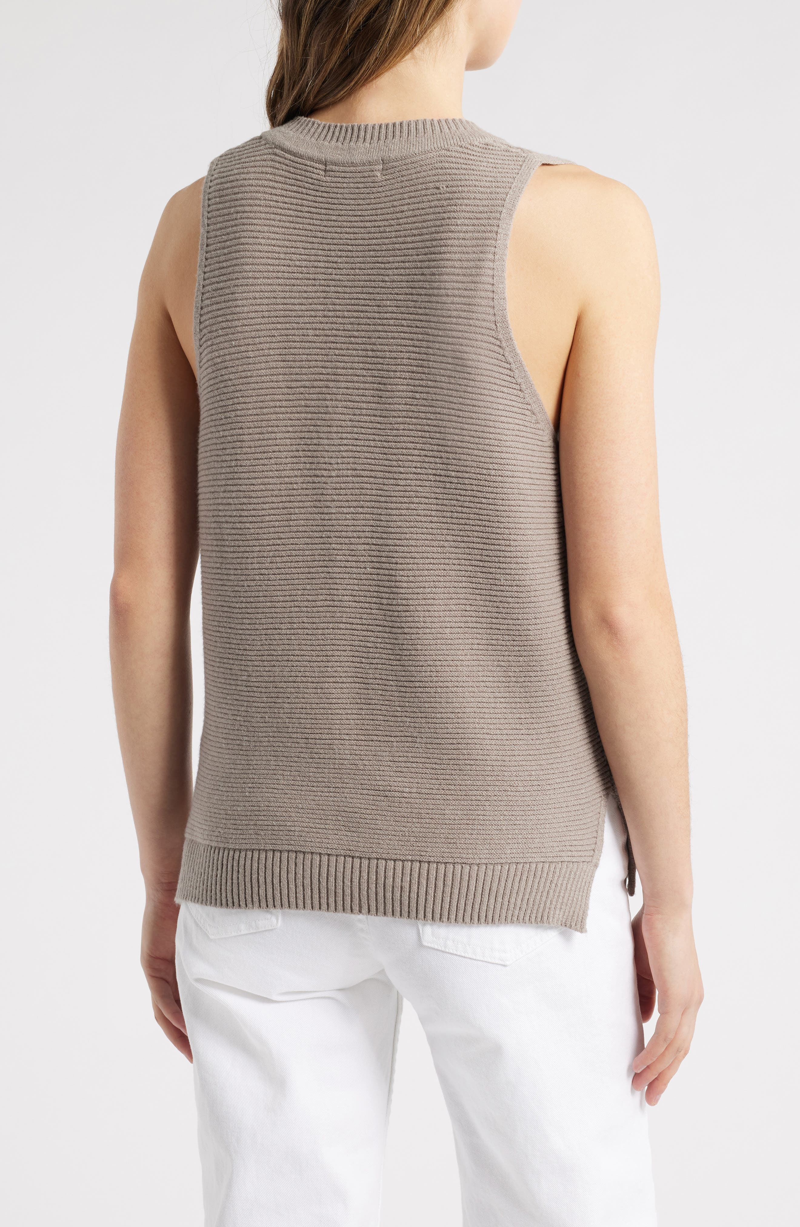 Lillian Relaxed Rib Sweater Tank - image 2
