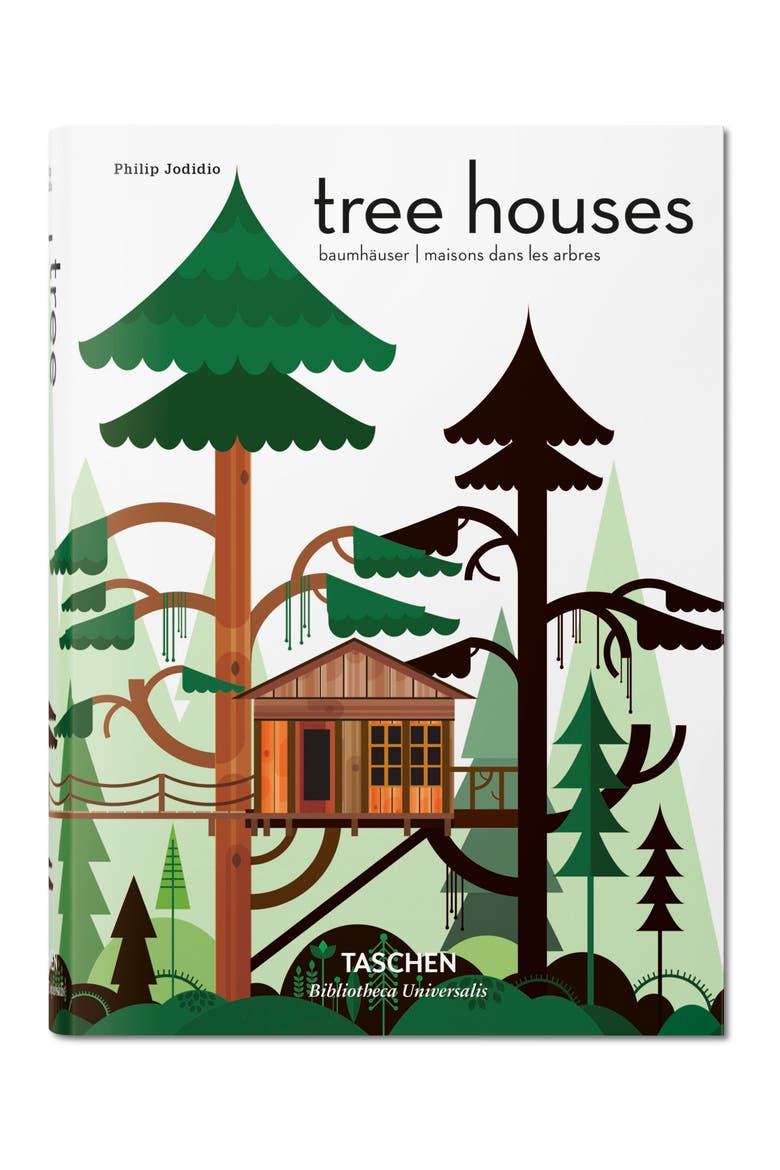 'Tree Houses: Fairytale Castles in the Air' Book, Main, color, GREEN