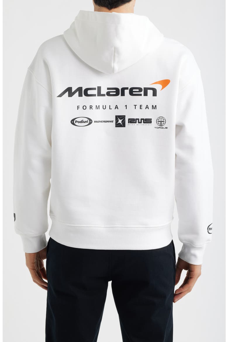 X McLaren Rowan Cotton Hoodie, Alternate, color, WHITE