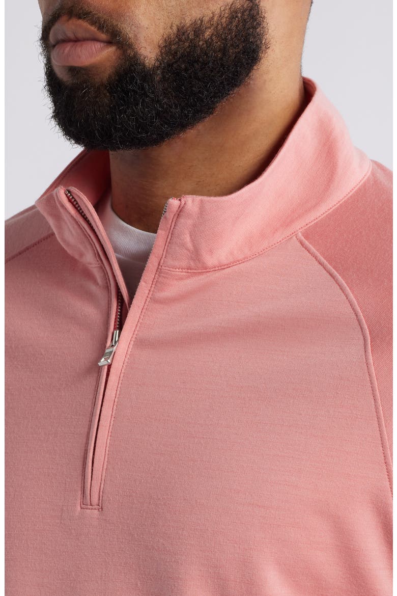Crown Crafted Excursionist Flex Quarter Zip Pullover, Alternate, color, PINK CREPE