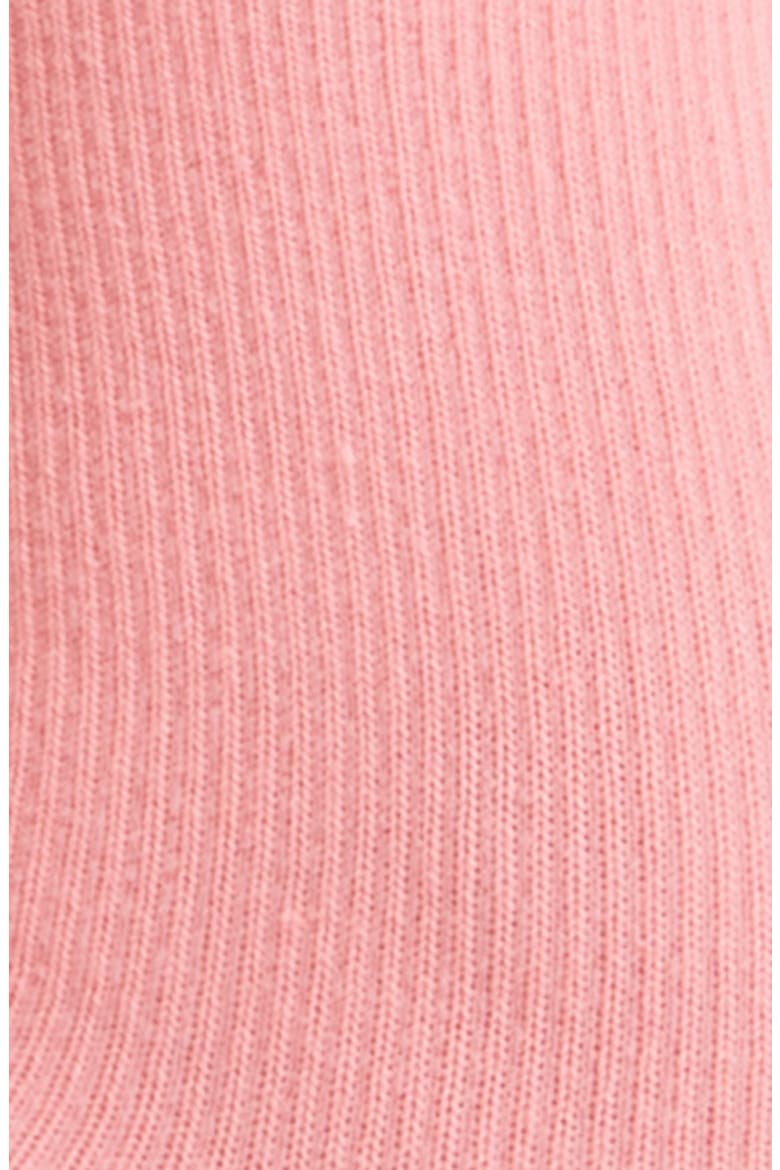 Karsyn Lettuce Edge Crew Socks, Alternate, color, SUNRISE