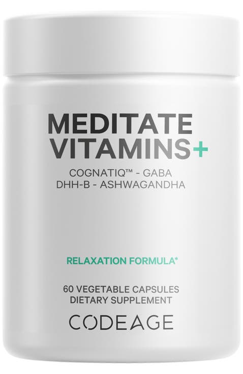 Meditate - GABA, NeuroFactor, Ashwagandha & DHH-B Supplement
