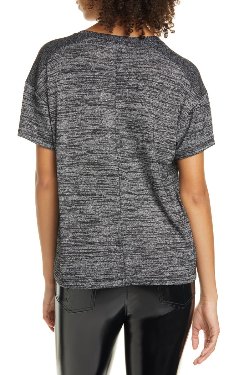 rag & bone Hudson V-Neck Top, Alternate, color, 