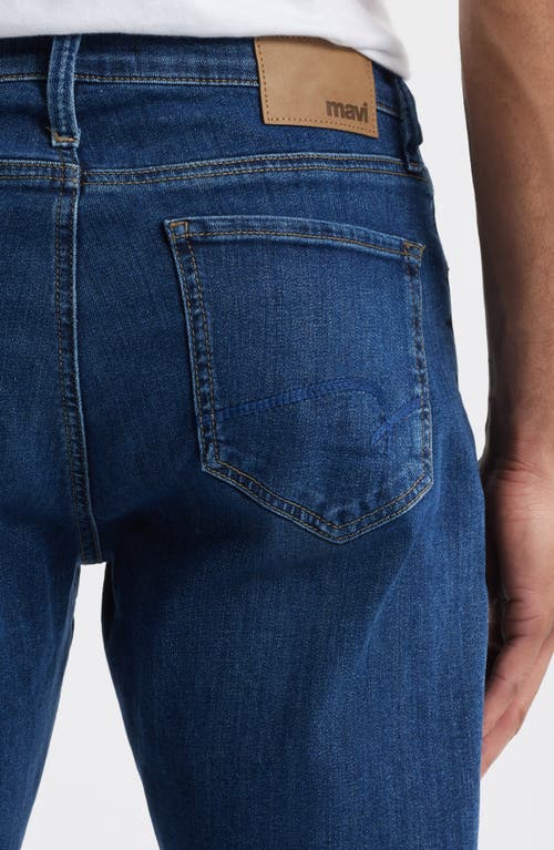 Mavi Jeans Zach Straight Leg Jeans In Deep Brushed Williamsburg