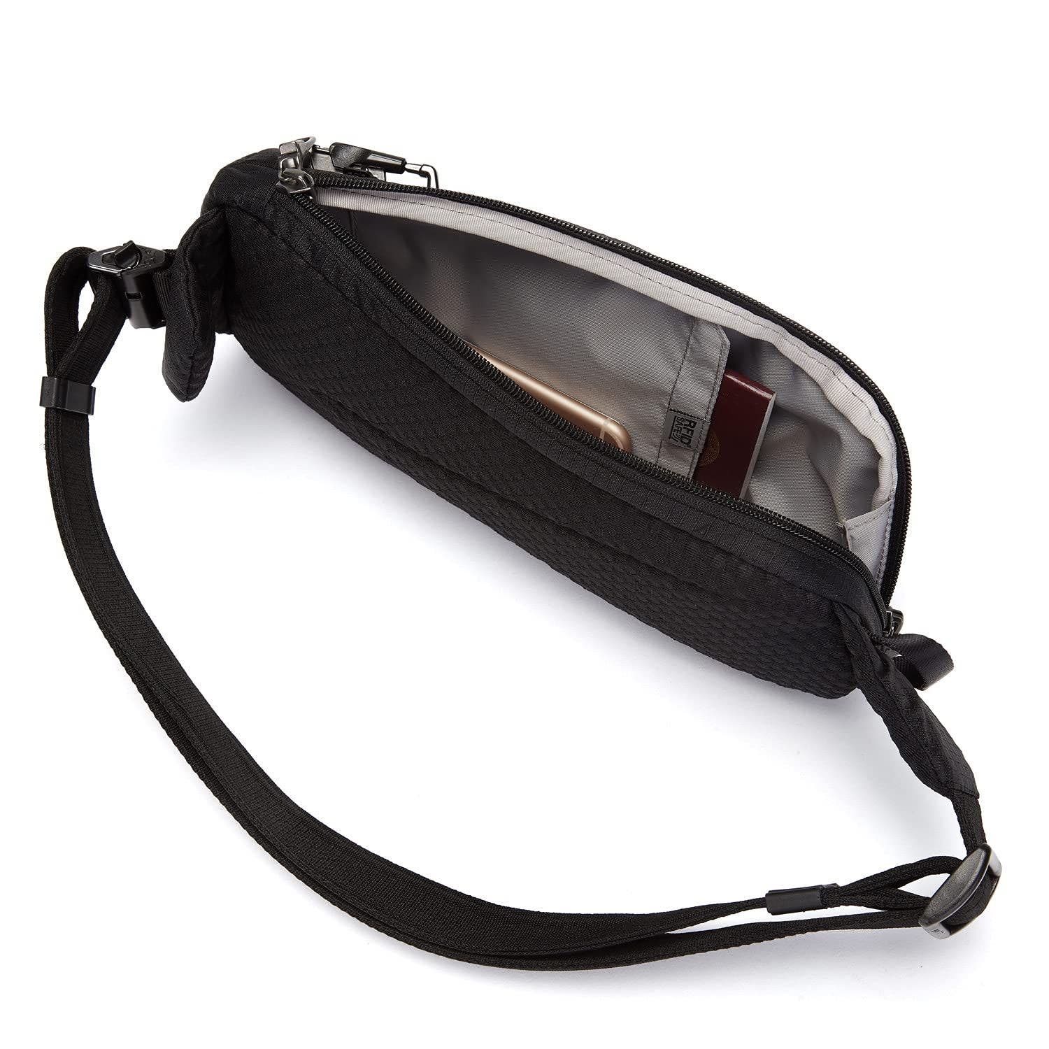 PACSAFE V Action Sling, Alternate, color, Jet Black