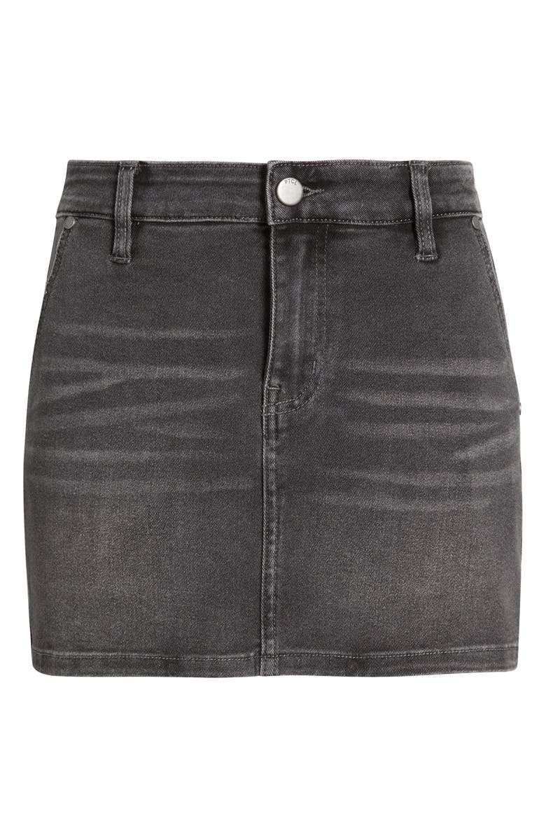 PTCL Isa Easy Stretch Denim Miniskirt, Alternate, color, Grey