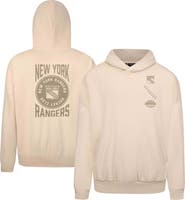 LEVELWEAR Men's Levelwear Cream New York Rangers Contact Stamp Pullover Hoodie