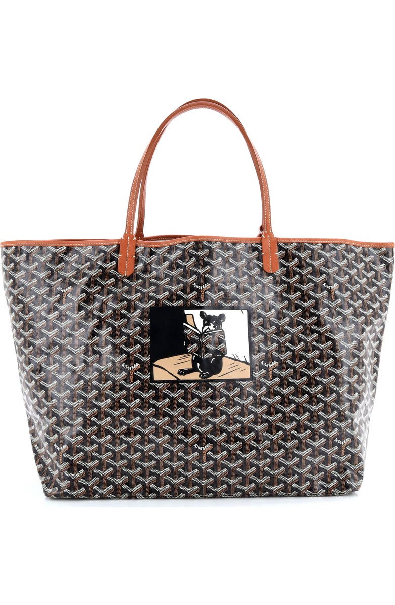 Pre-Owned Goyard Saint Louis Tote Printed Coated Canvas GM, Main, color,