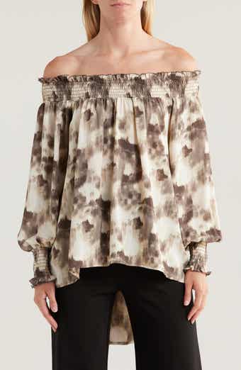 PATRIZIA LUCA Off the Shoulder High-Low Top