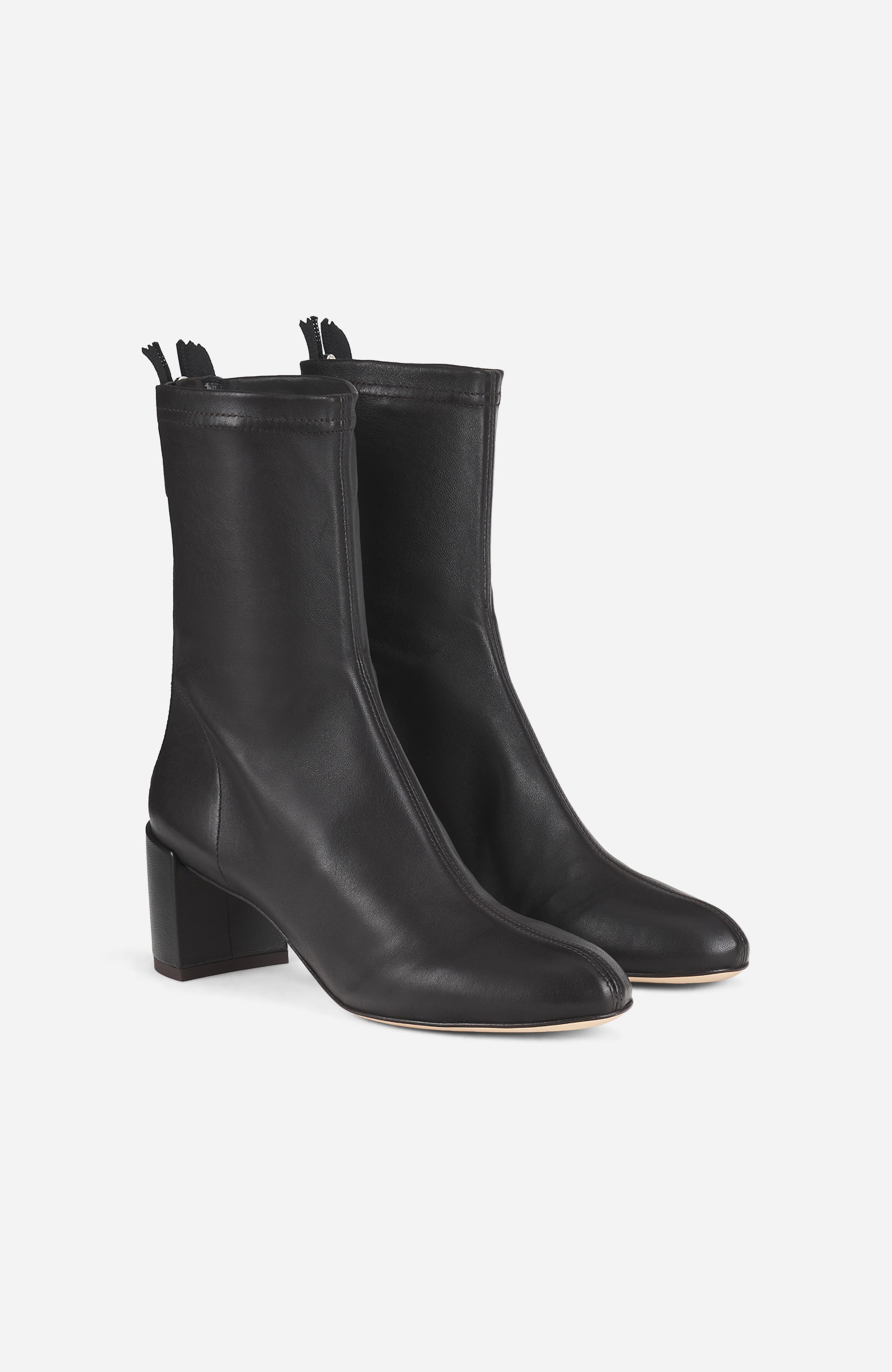 Lynn Stretch Ankle Boot with Heel, Alternate, color, Testa di Moro Stretch Nappa